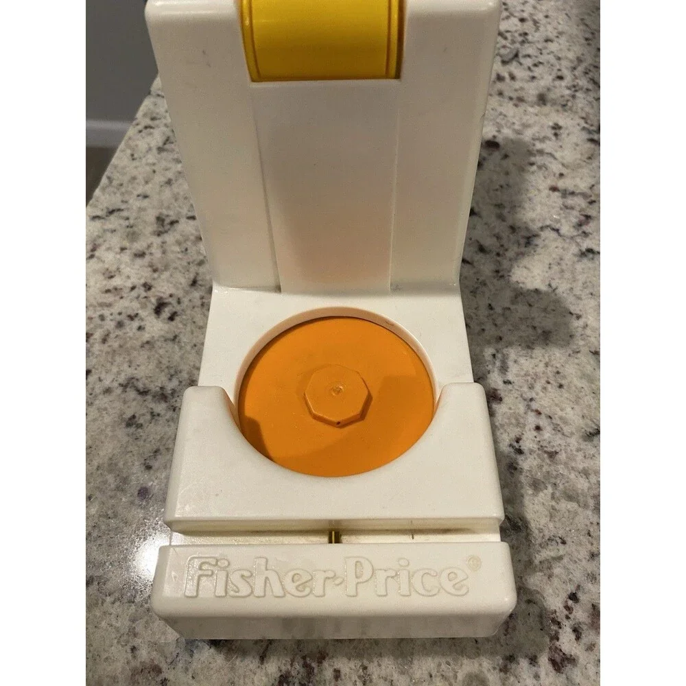 Vintage 1987 Fisher Price Can Opener With Mixed Veggies Can And Extra Veggies